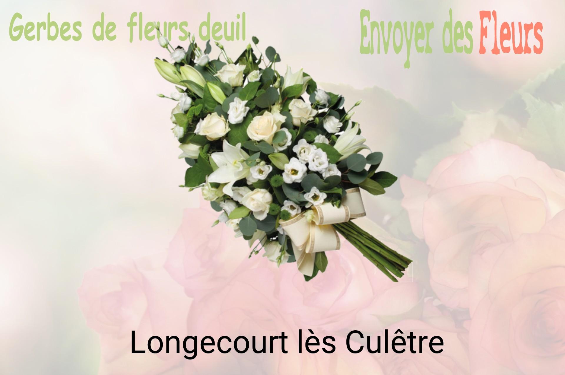 Gerbe de fleurs de deuil livrée à Longecourt-lès-Culêtre