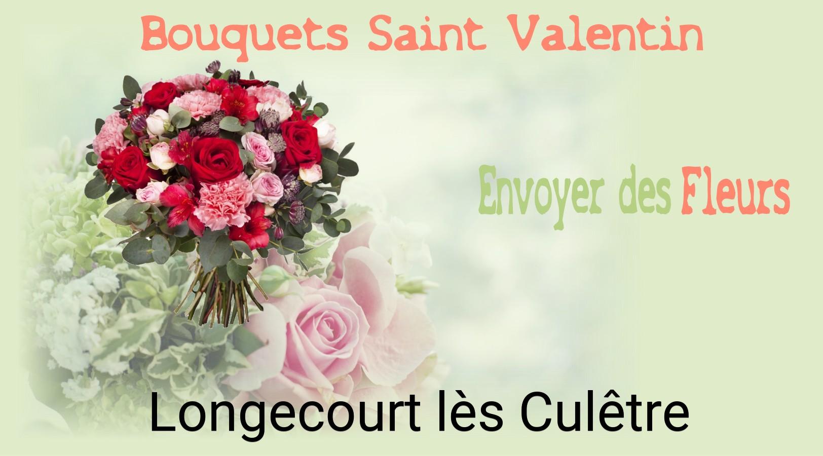 Roses de Saint-Valentin livrées à Longecourt-lès-Culêtre